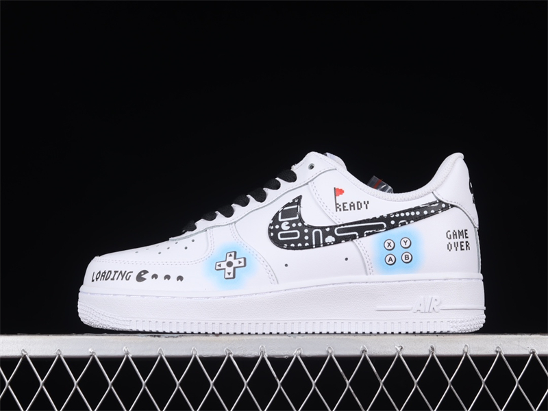 Air Force1 07 Low (GS) video game graffiti low-top casual sneakers CW2288-228