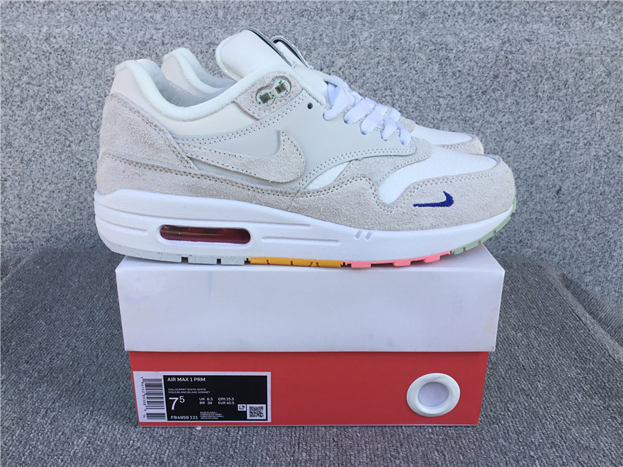 Nike Air Max 1 Nike Half Palm Air Cushion Retro Running Shoes FB4959-121