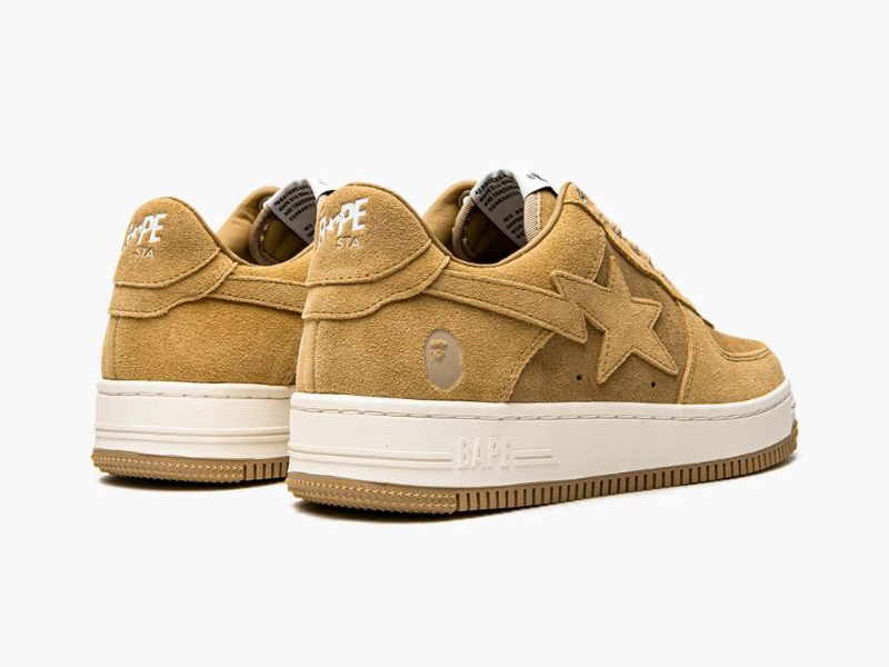 A BATHING APE? Mens BAPE STA LOW M2 IT BEIGE