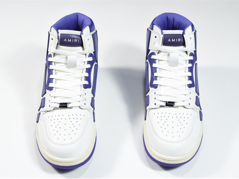 AMIRI Skel Top Hi Purple White