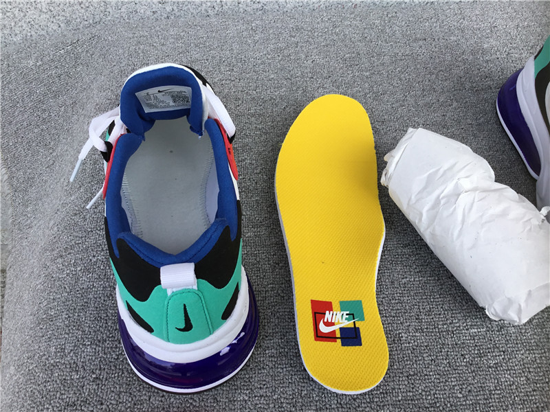 Nike Air Max 270 React Air Cushioned Running Shoe AO4971-002