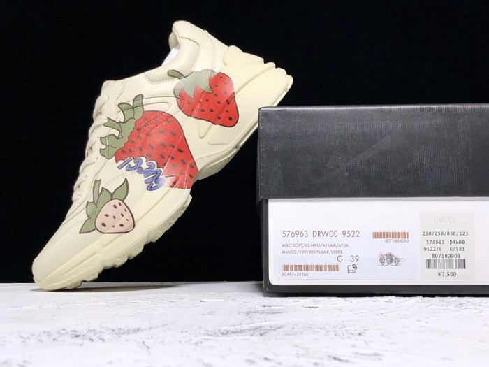 Gucci Rhyton Vintage Trainer Sneaker 576963 DRW00 9522