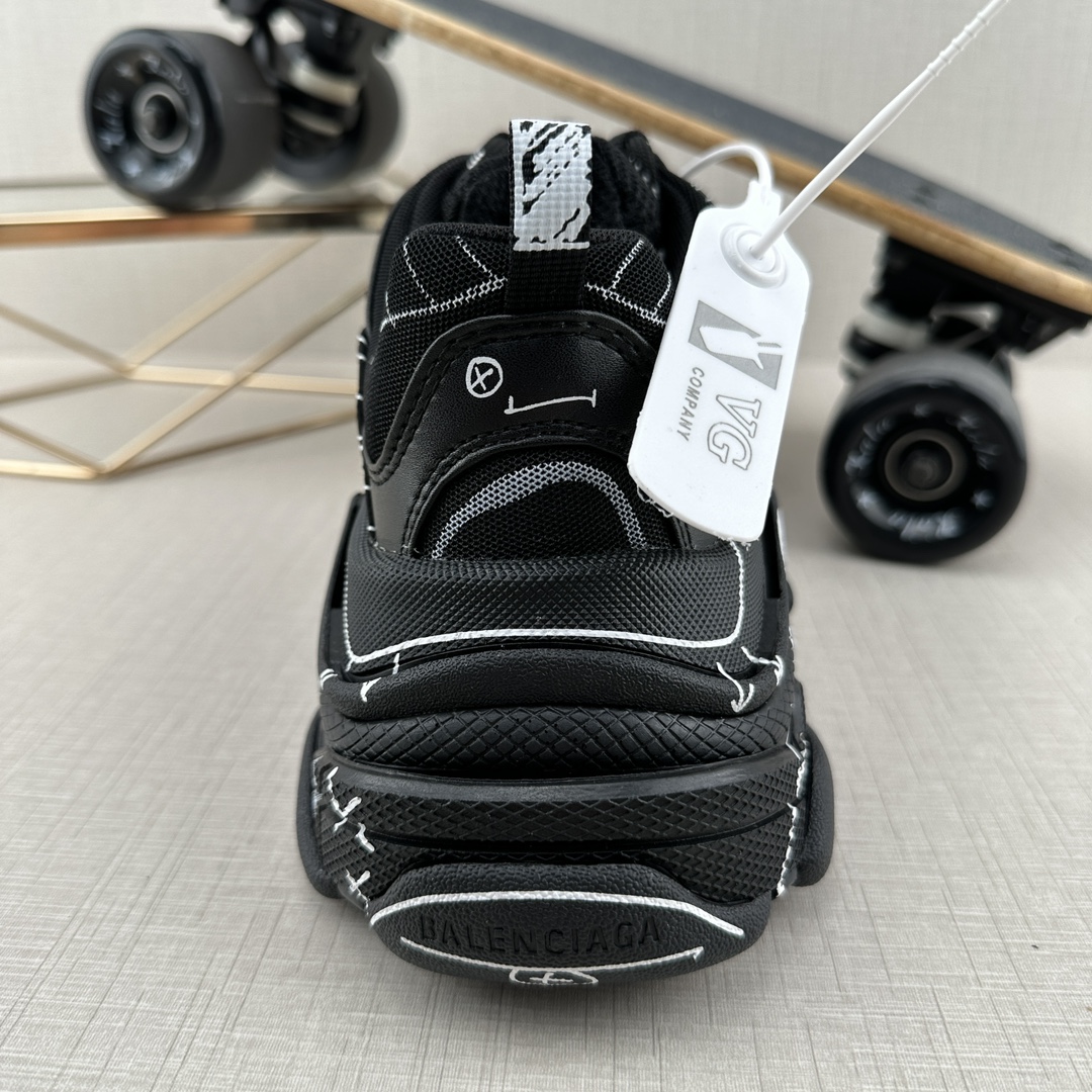 Balenciaga Dad Shoes 10th Generation Black