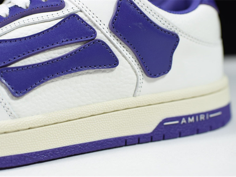 AMIRI Skel Top Low White Purple MFS003-196