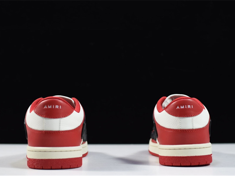 AMIRI Skel Top Low Red Black MFS003-610