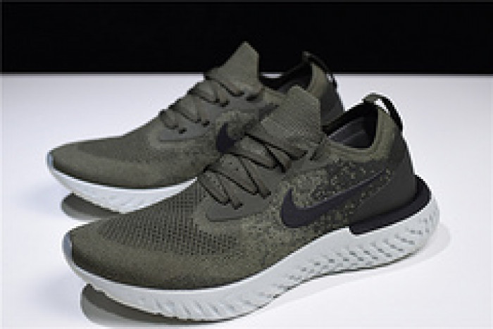 nike epic react flyknit olive AQ0067 300