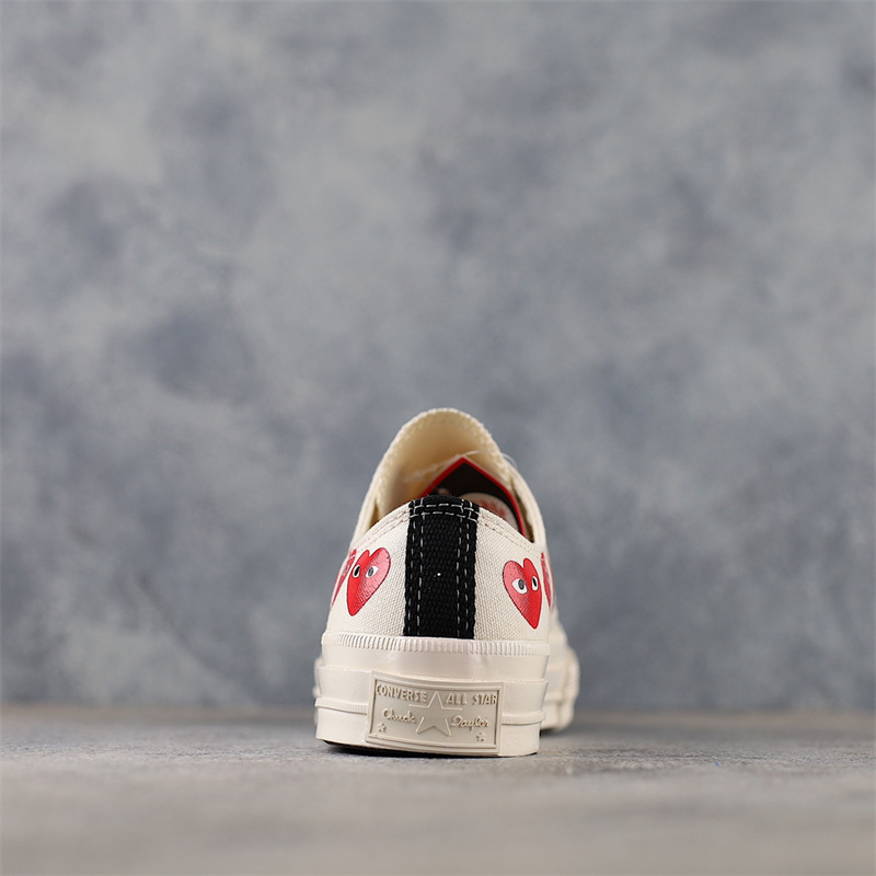 Converse Chuck Taylor All-Star 70 Ox Comme des Garcons Play Multi-Heart White 162975C