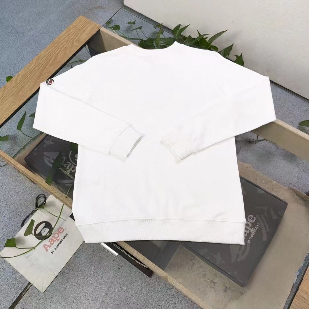 Moncler bear print T-shirt white