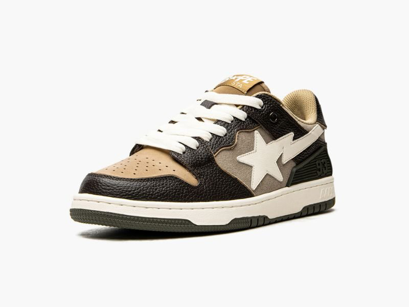 A BATHING APE? BAPE SK8 STA #8 M2 IT Beige/Brown