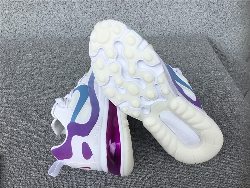 Nike Air Max 270 React Air Cushioned Running Shoe AT6174-102