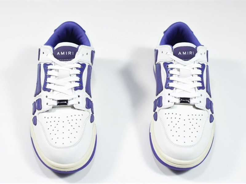 AMIRI Skel Top Low White Purple MFS003-196