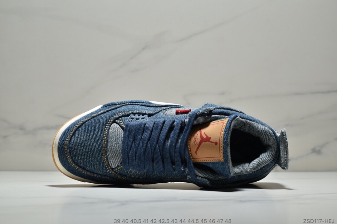 Levis x Nike Air Jordan 4 Denim AO2571-401