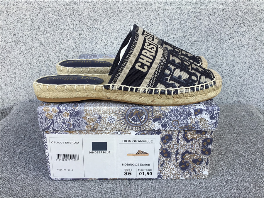 Dior 20s Spring First Summer Xiudi Fishing Off Shoes 0704dio03