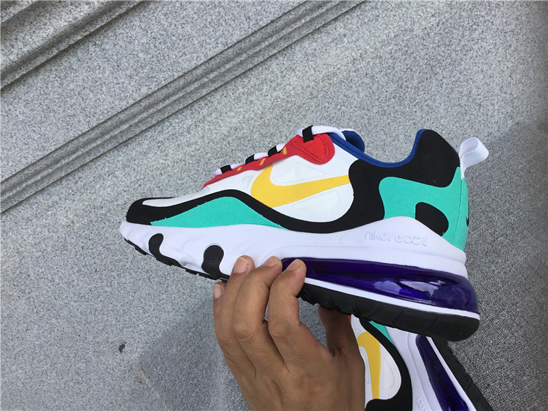 Nike Air Max 270 React Air Cushioned Running Shoe AO4971-002