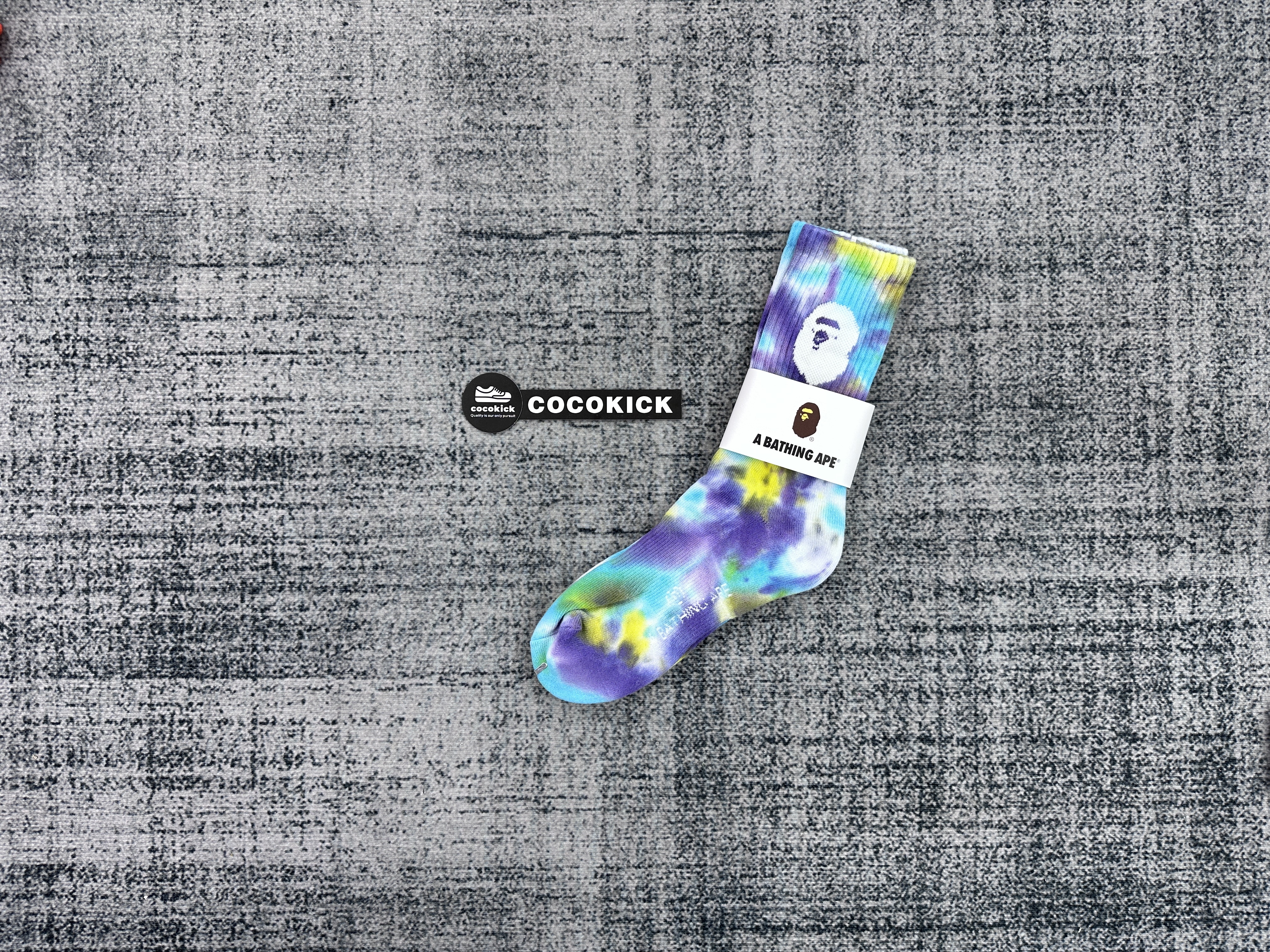 bape ape head high socks camouflage GF05084