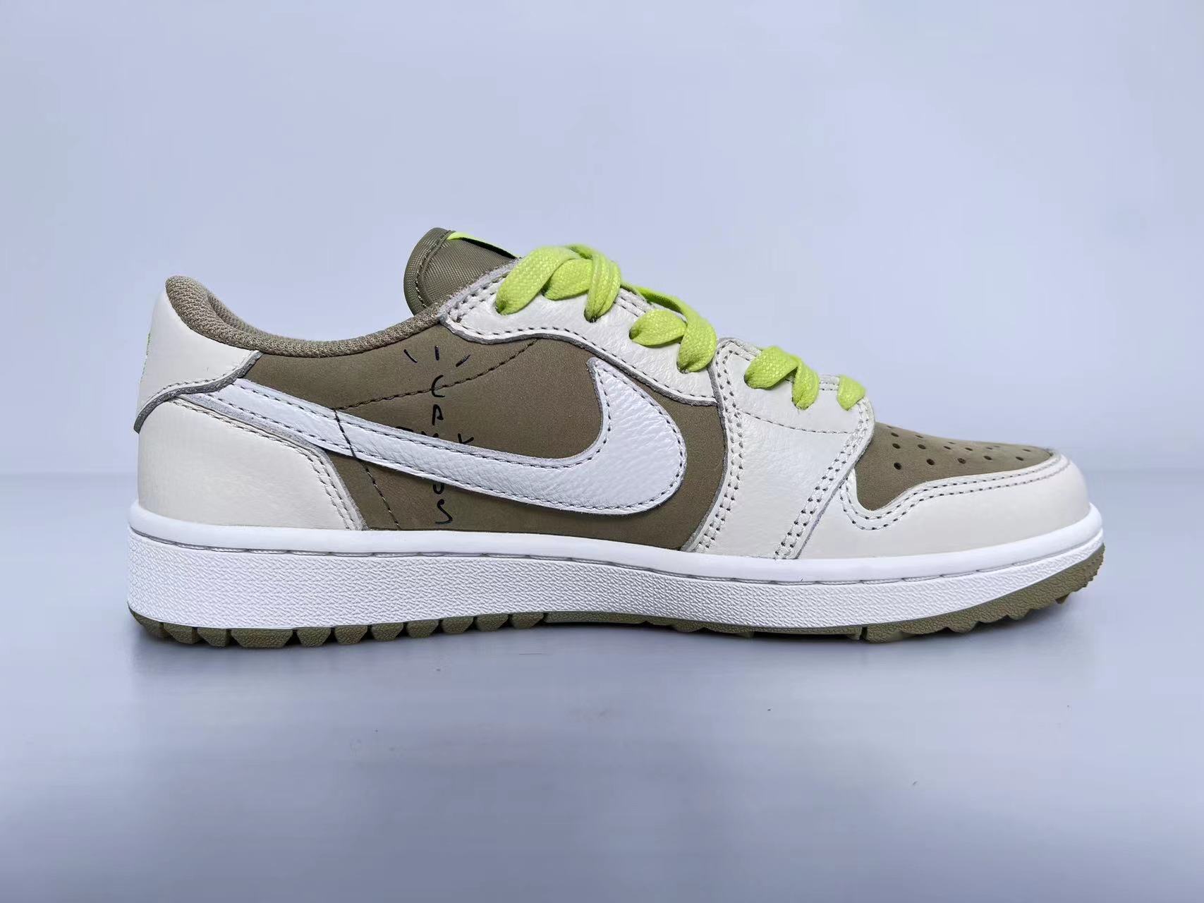 Jordan 1 Retro Low Golf Travis Scott Neutral Olive FZ3124-200