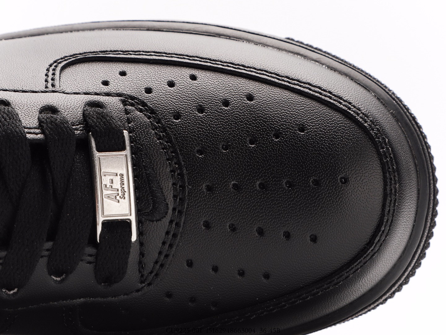 Nike Air Force 1 Low Supreme Black CU9225-001