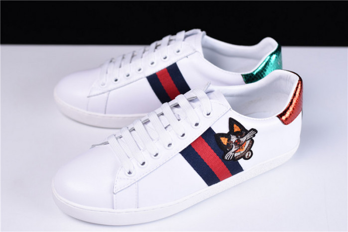 Gucci Original Casual shoes Ace Embroidered Low-Top With dog 6951103-57