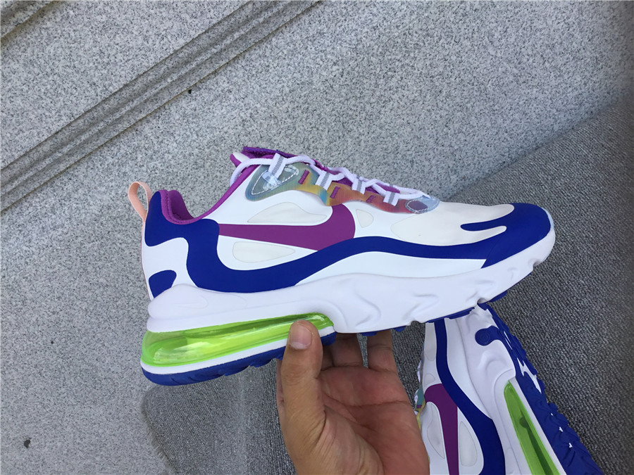 Nike Air Max 270 React Air Cushioned Running Shoe CW0630-100