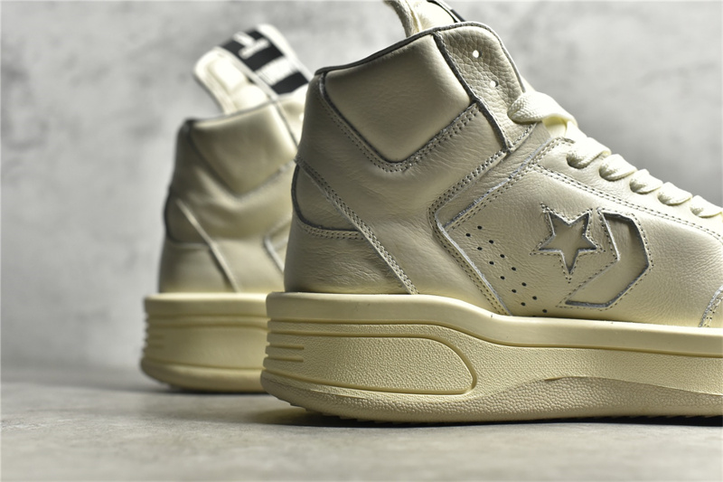 Converse TURBOWPN Mid Rick Owens DRKSHDW Egret 172343C