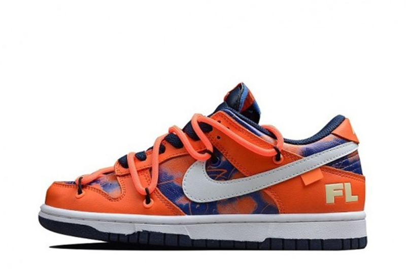 Off White x Futura x Dunk Low SB UNC DD0856-801