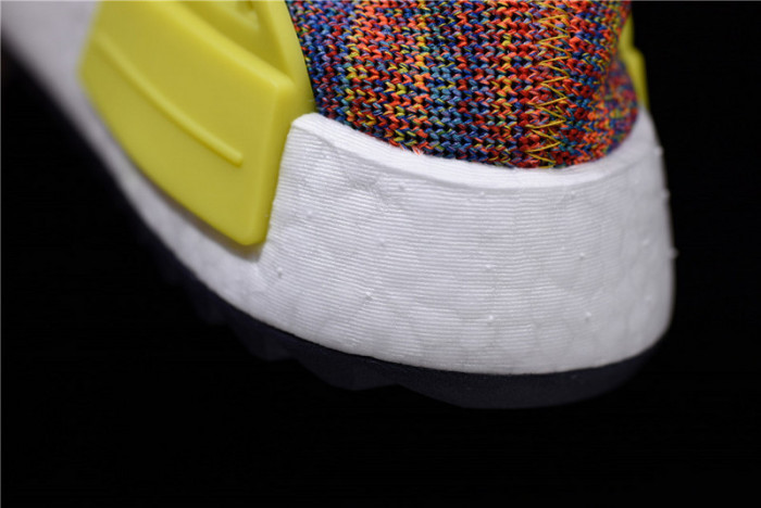 Pharrell x adidas mens NMD Hu Trail bold yellow-footwear white AC7360