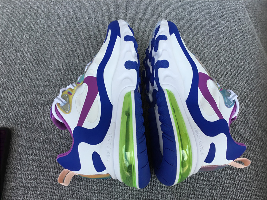 Nike Air Max 270 React Air Cushioned Running Shoe CW0630-100