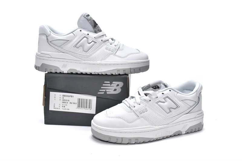 Get New Balance 550 White Grey BB550PB1