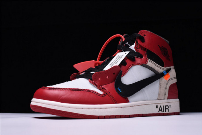 Off-White Air Jordan 1 Retro Chicago The Ten AA3834-101