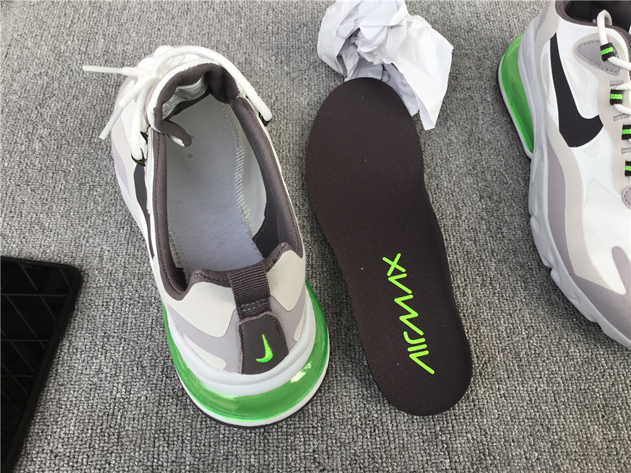 Nike Air Max 270 React Air Cushioned Running Shoe CI3866-100