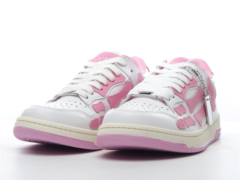 AMIRI Skel Top Pink and white WFS003-109