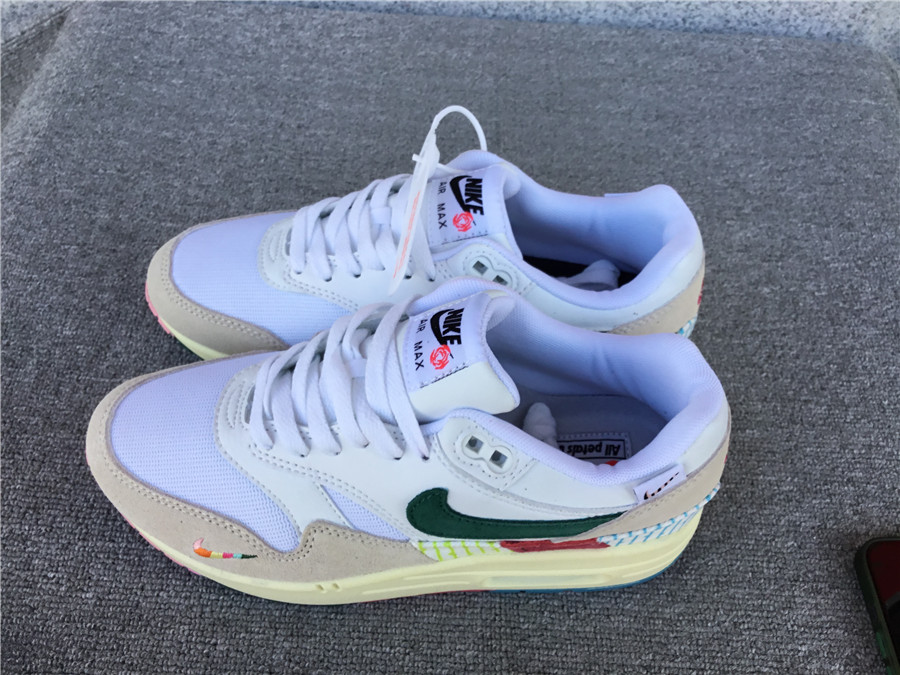 Nike Air Max 1 Nike Half Palm Air Cushion Retro Running Shoes FQ0256-131