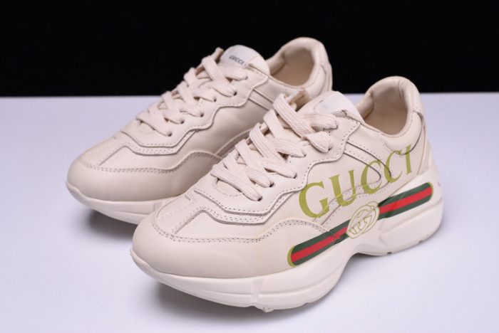 GUCCI LOGO RHYTON VINTAGE TRAINER SNEAKER