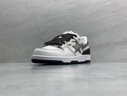 GT A Bathing Ape Bape SK8 Sta White Silver