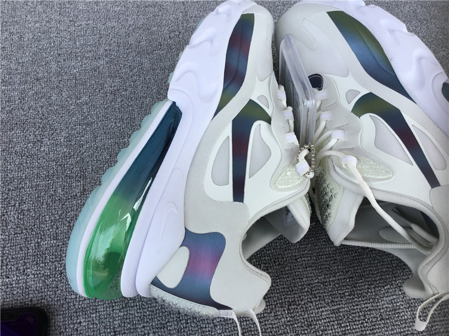 Nike Air Max 270 React Air Cushioned Running Shoe CT5064-100