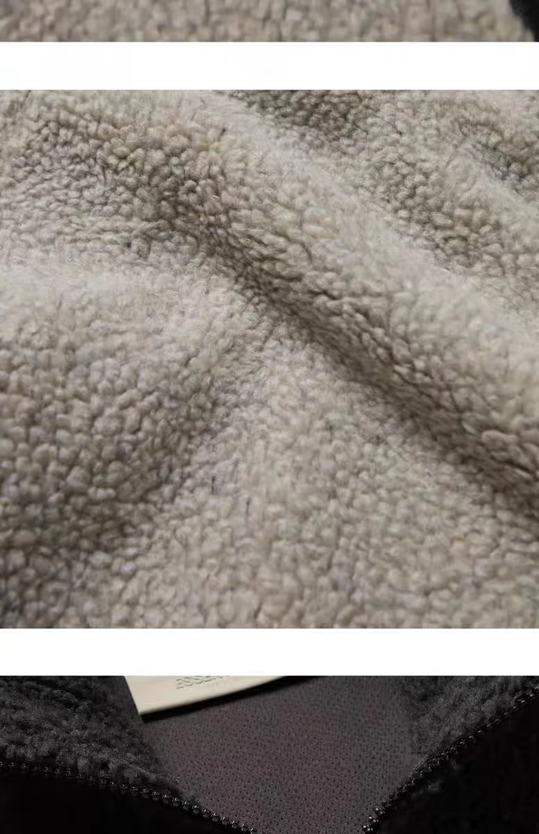 FOG FEAR OF GOD essentials polar fleece jacket spring, autumn and winter