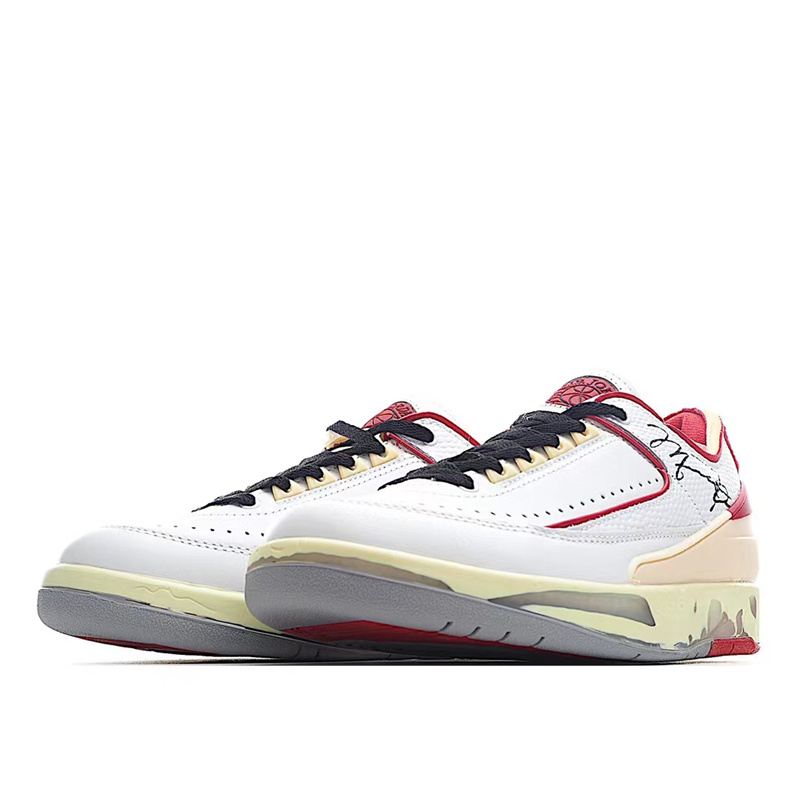 Off-White x Air Jordan 2 Low SP White Red DJ4375-106