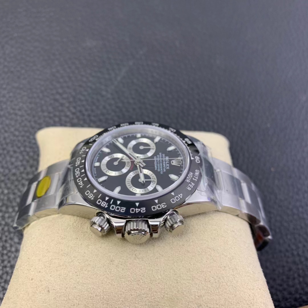 Rolex Cosmograph Daytona Series Black Steel Di Panda Automatic Mechanical Movement 116500LN-0002