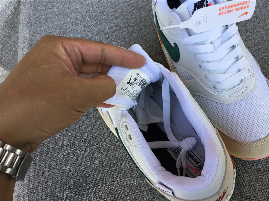 Nike Air Max 1 Nike Half Palm Air Cushion Retro Running Shoes FQ0256-131