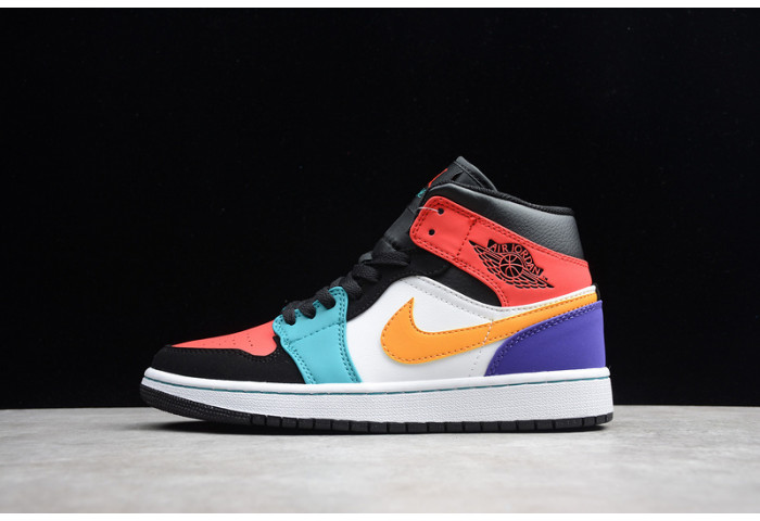 Air Jordan 1 Mid Multi-Color 554724-125