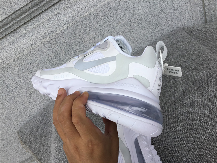 Nike Air Max 270 React Air Cushioned Running Shoe CV1632-100