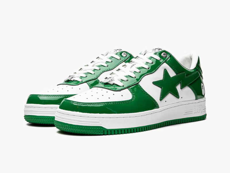 A BATHING APE? Womens BAPE STA LOW L IT GREEN