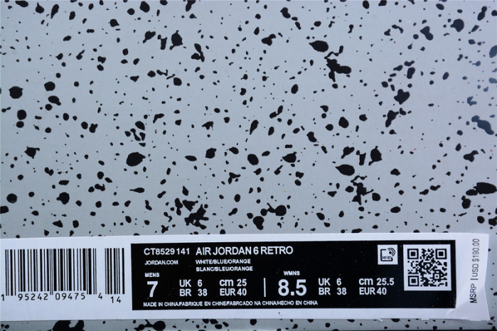 Air Jordan 6 Midnight Navy CT8529-141