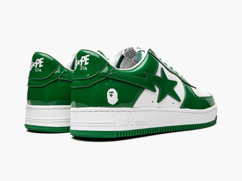 A BATHING APE? Womens BAPE STA LOW L IT GREEN
