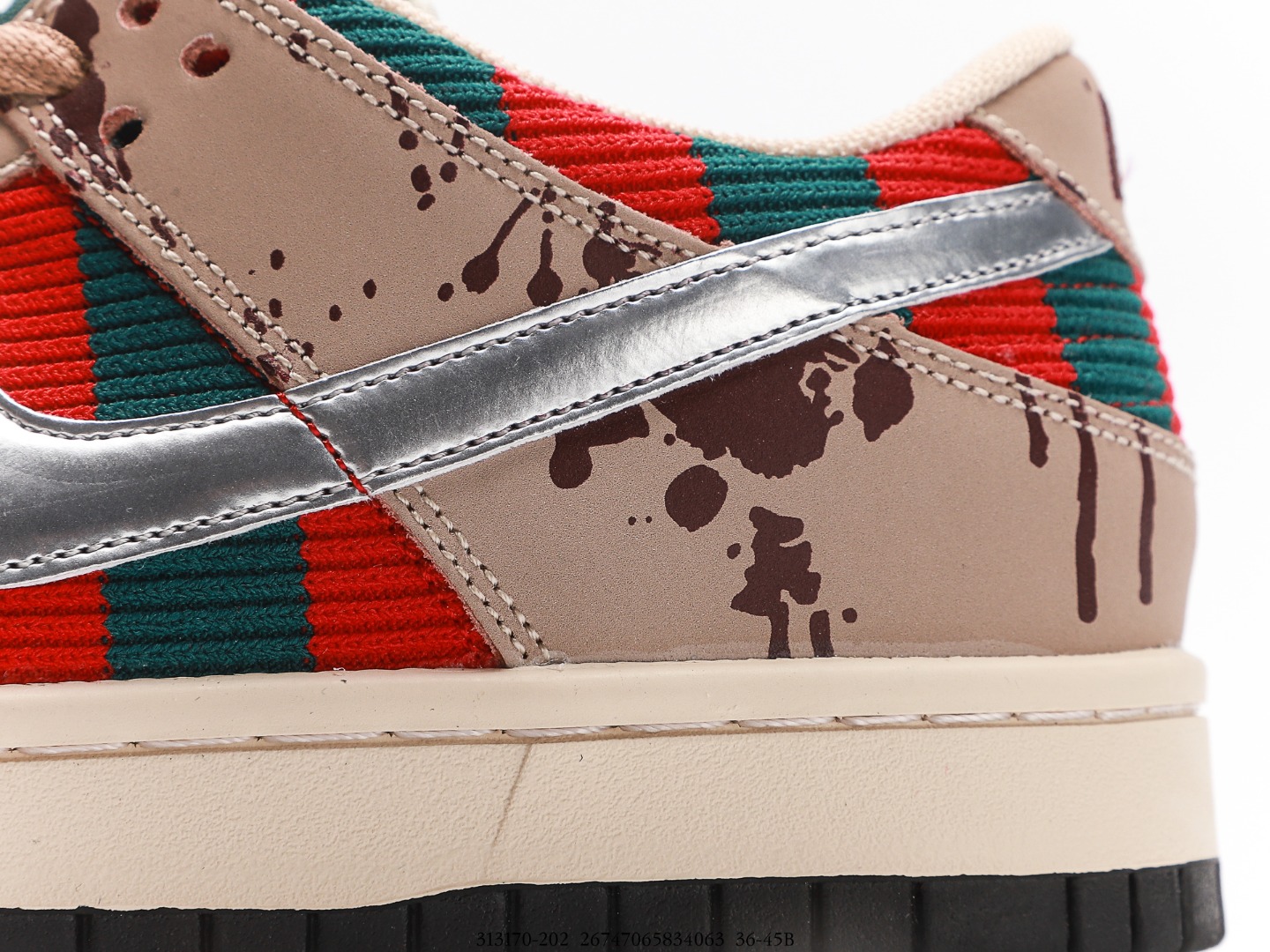 Nike SB Dunk Low Freddy Krueger 313170-202
