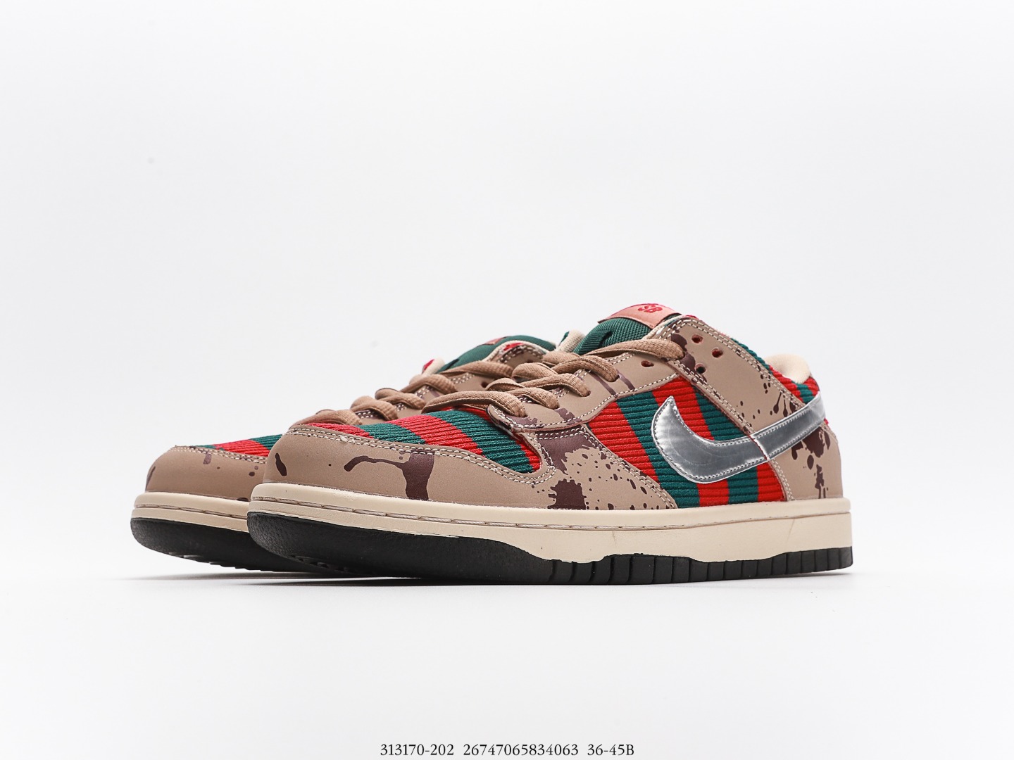 Nike SB Dunk Low Freddy Krueger 313170-202