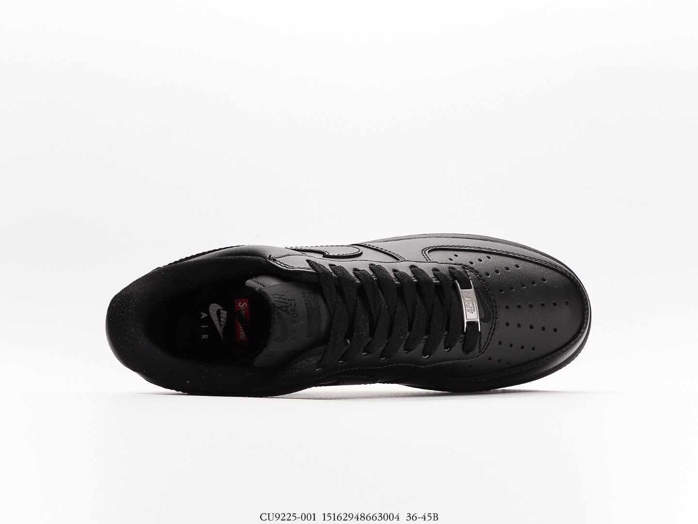 Nike Air Force 1 Low Supreme Black CU9225-001