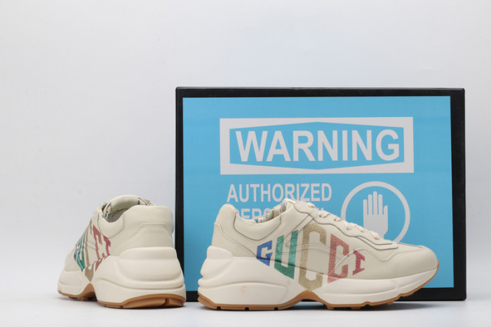 Gucci Rhyton Vintage Trainer Sneaker 500876 DRW00 9522