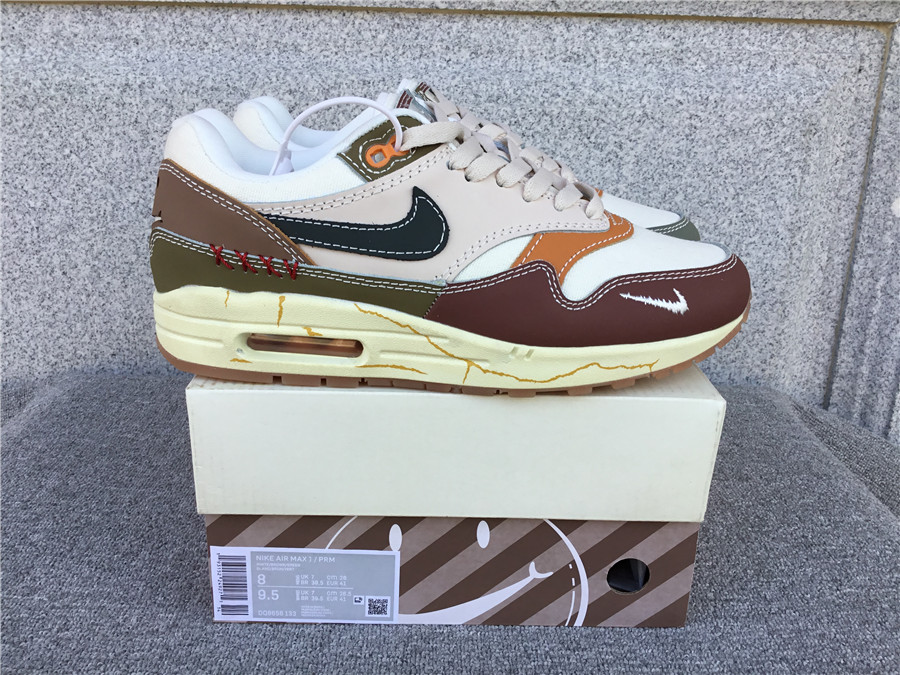 Nike Air Max 1 Nike Half Palm Air Cushion Retro Running Shoes DQ8656-133