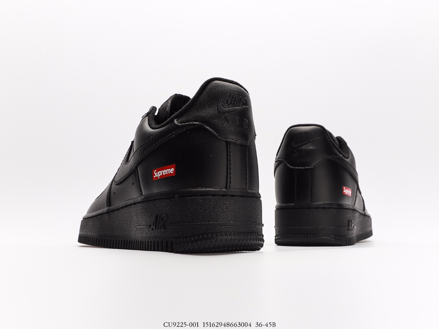 Nike Air Force 1 Low Supreme Black CU9225-001